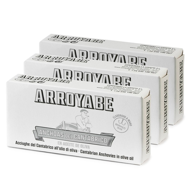 ACCIUGHE DEL CANTABRICO “ARROYABE” LATTINA 50g